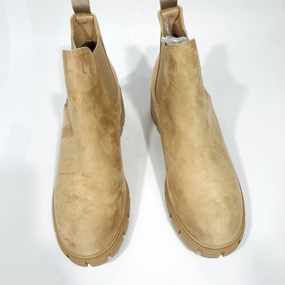 Chariot & Co: Rita -Womens Platform Ankle Boots Elastic Chunky Block Heel Sz 8.5 - Picture 4 of 9